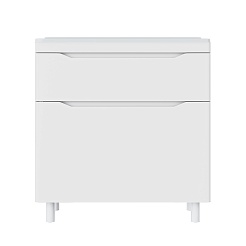 Vivon Тумба с раковиной Shelly 80 белая матовая – фотография-6